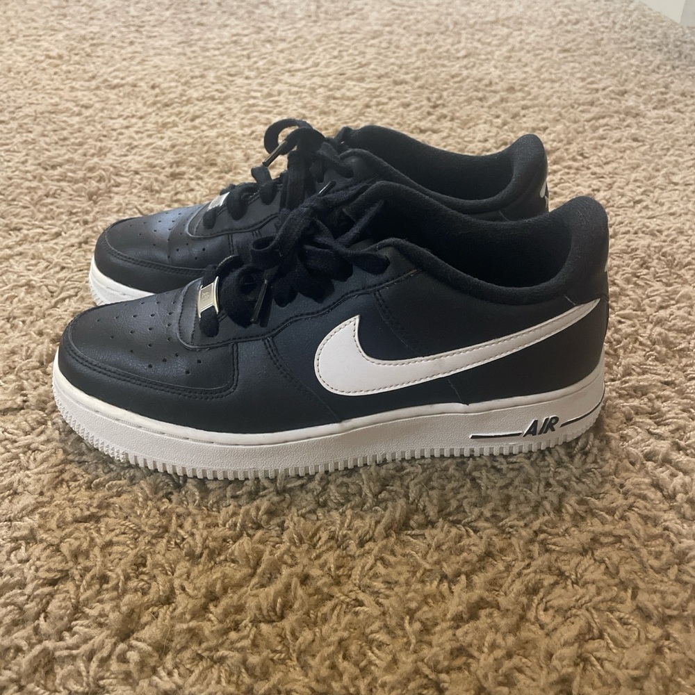 Kids Nike Black AF1 Size Youth 6.5